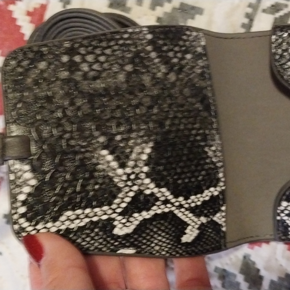 K Carroll Rfid Snakeskin Print Crossbody. NWT - Picture 8 of 14